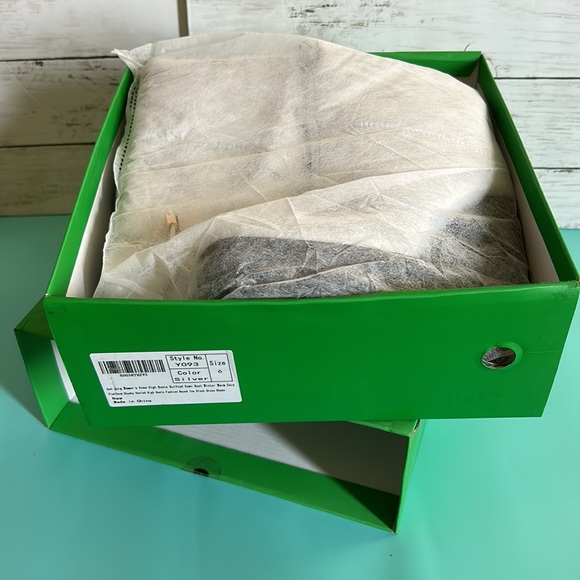 Sun Gurg Quilted Platform High Heel Boots - Picture 9 of 9